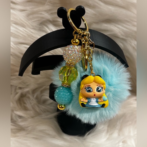 Handmade Accessories - Disney Alice Doorables Keychain/ Bag Charm Handmade